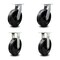 Service Caster 12 Inch Extra Heavy Duty Phenolic Wheel Caster Swivel Locks 2 Rigid SCC, 2PK SCC-KP92S1230-PHR-BSL-2-R-2 - alternate 1